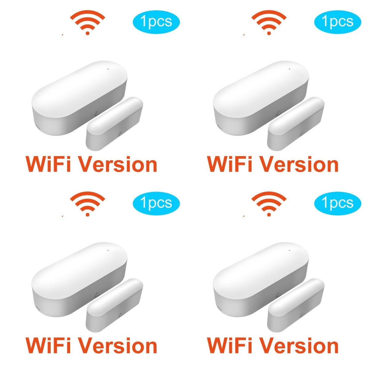 Tuya WiFi Smart Door Sensor – Smart Home Anti-Theft Alarm with App Alerts