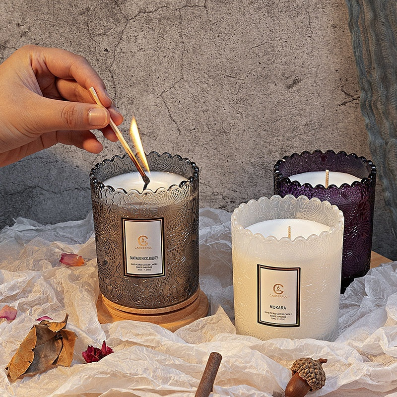 Luxury Soy Wax Scented Candle – Smoke-Free | Long Lasting Home Aromatherapy