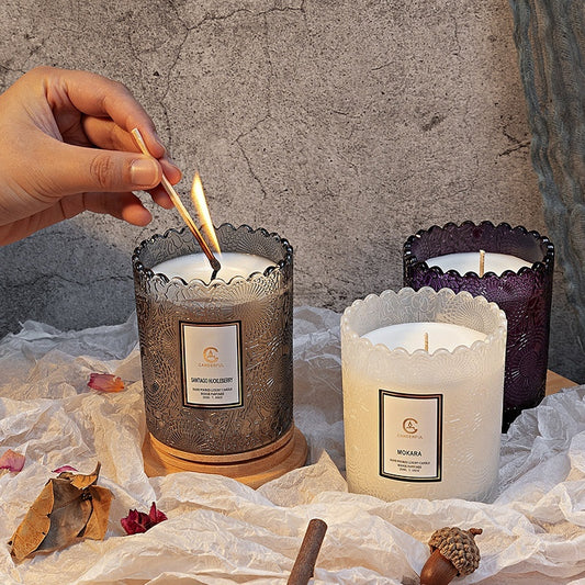 Luxury Soy Wax Scented Candle – Smoke-Free | Long Lasting Home Aromatherapy