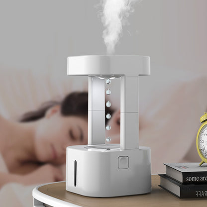 Creative Anti-Gravity Water Drop Humidifier with LED Light