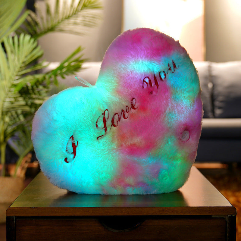 ✨ Luminous Star Pillow – Colorful LED Plush Cushion