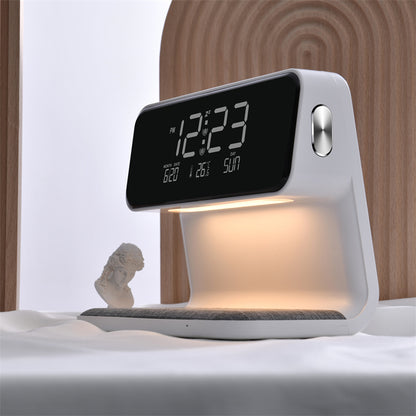✨ 3-in-1 Smart Bedside Lamp with Wireless Charging & Digital Alarm Clock