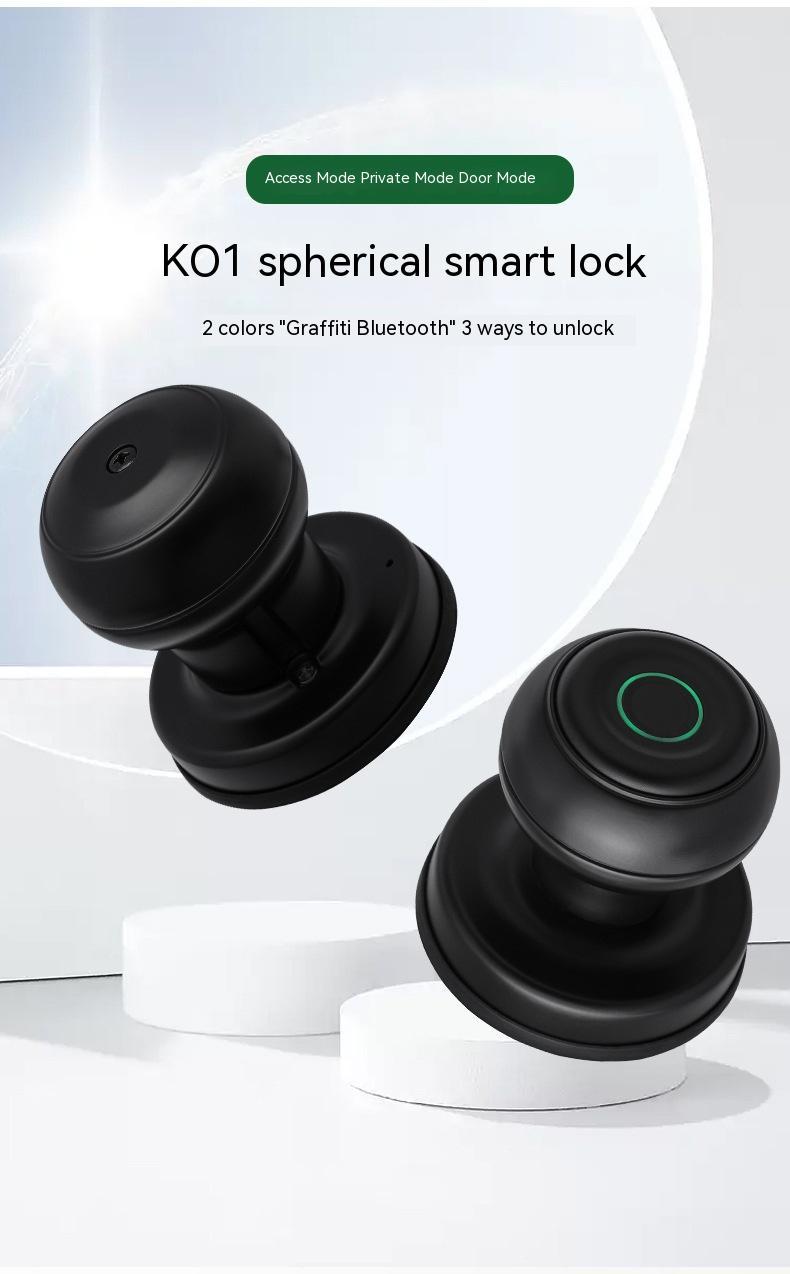 Smart Fingerprint Door Lock Knob – Keyless Entry for Modern Homes