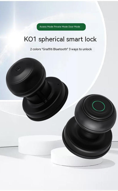 Smart Fingerprint Door Lock Knob – Keyless Entry for Modern Homes