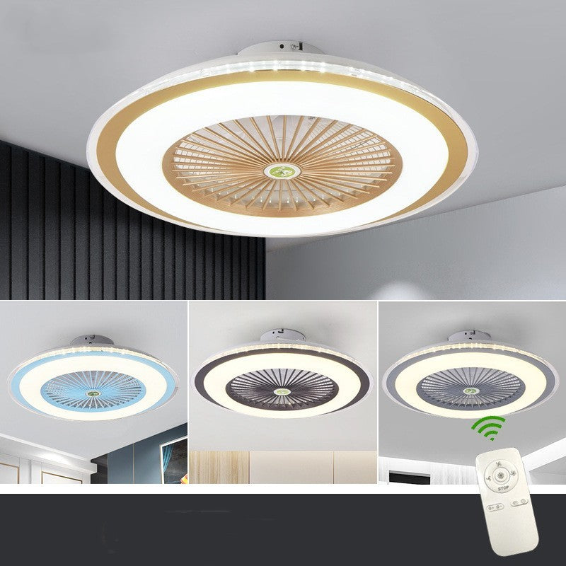 Modern LED Ceiling Fan Light with Remote Control