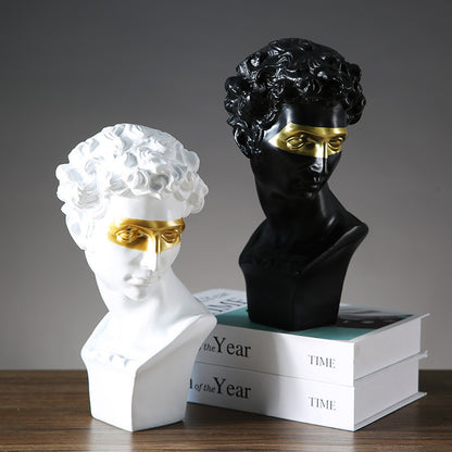 David Greek Sculpture Home Décor Bust – Modern Artistic Statue