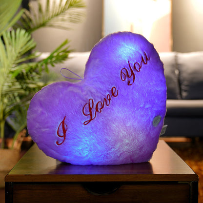✨ Luminous Star Pillow – Colorful LED Plush Cushion