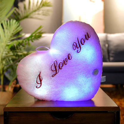 ✨ Luminous Star Pillow – Colorful LED Plush Cushion
