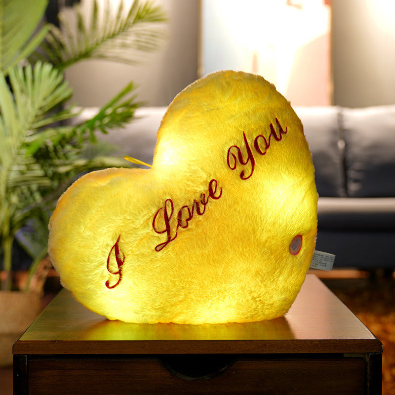✨ Luminous Star Pillow – Colorful LED Plush Cushion