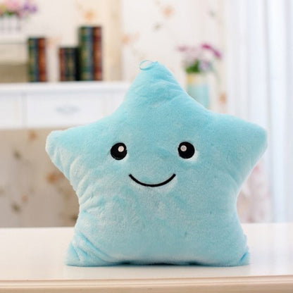 ✨ Luminous Star Pillow – Colorful LED Plush Cushion