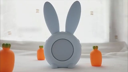 LED Digital Alarm Clock Bunny Ear Electronic LED D